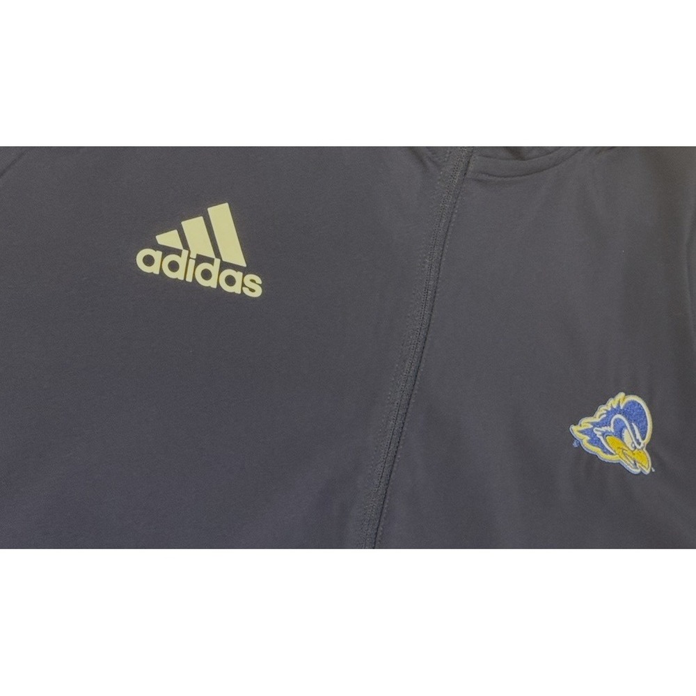 Delaware Blue Hens adidas Mens Stadium 1/4 zip  blue shirt size M New - Picture 3 of 8